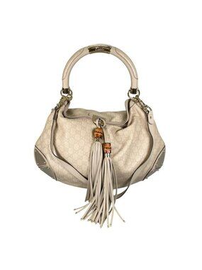 Guccissima 2-Way Tote Indy Shoulder Bag Beige